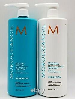 Moroccanoil Hydrating Shampoo & Conditioner 33.8 oz / 1 Liter Duo Set