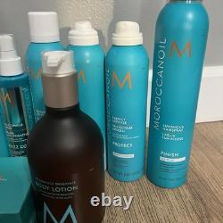 Moroccanoil Purple Backpack Bundle 9 Products