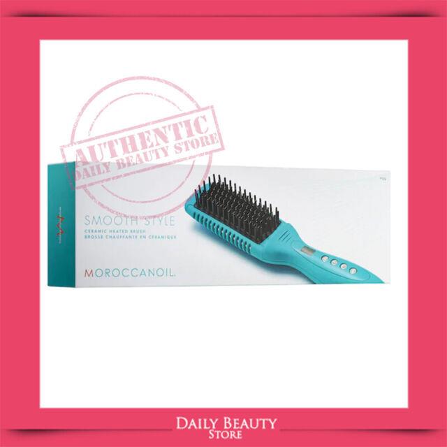 Moroccanoil Smooth Style Ceramic Heated Brush Brand New Fast Ship