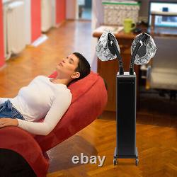 Mul-function Beauty Salon Hair Steamerfor Oil Baking Hair Scalp Care Black 700w