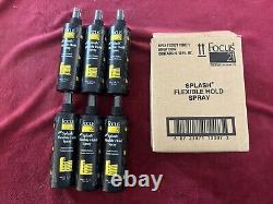 NEW Focus 21 Splash Flexible Hold Spray Hairspray 12 Oz (6 Bottles)