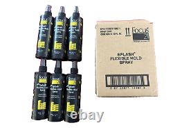 NEW Focus 21 Splash Flexible Hold Spray Hairspray 12 Oz (6 Bottles)