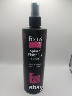 NEW Focus 21 Splash Ultimate Control Finishing Spray 12 Oz Extra Hold
