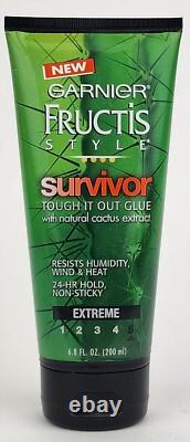 NEW Garnier Fructis Style Survivor Styling Glue Tough It Out 5 Extreme 6.8 oz