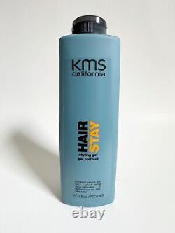 NEW KMS CALIFORNIA HAIR STAY STYLING GEL FIRM HOLD WITHOUT FLAKING 25.3 oz Jumbo NEW KMS CALIFORNIA HAIR STAY STYLING GEL FIRM HOLD WITHOUT FLAKING 25.3 oz Jumbo