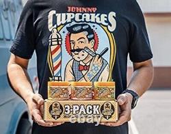 NEW LEGIT Suavecito X Johnny Cupcakes Orange & Cream Pomade 3 Piece Box Set