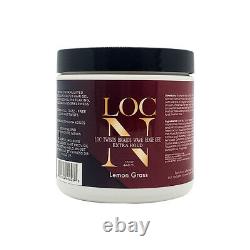 NEW! LOC N Edge Gel EXTRA HOLD 16 Oz. LEMON GRASS Pack of 3