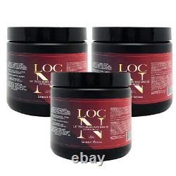 NEW! LOC N Edge Gel EXTRA HOLD 16 Oz. LEMON GRASS Pack of 3