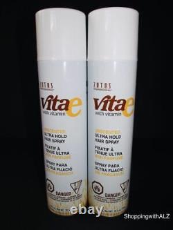 NEW LOT 2 Zotos Lamaur Vita E Ultra Hold Hair Spray Hairspray Unscented 10.5 oz