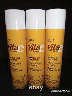 NEW LOT 3 Zotos Lamaur Vitae Vita E Maximum Hold Hairspray Hair Spray 10.5 oz