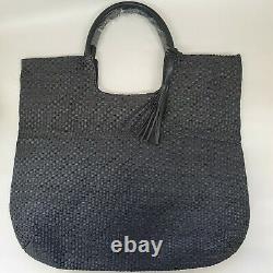 NEW L'ange Hair Product Bundle w Brand New Lange Summer Black Woven Tote Bag