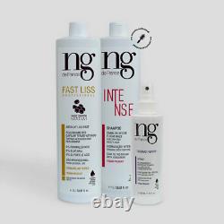 NG de France Fast Liss Vegan Realignment Kit Fast Liss + Intense Shampoo 1L + T