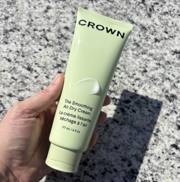 Nib 100% Authentic Crown Affair The Smoothing Air Dry Hair Styling Cream, 6 Oz