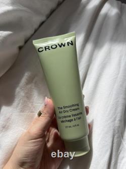 NIB 100% Authentic Crown Affair The Smoothing Air Dry Hair Styling Cream, 6 oz