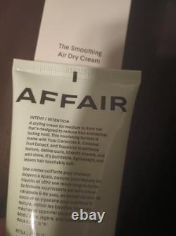 NIB 100% Authentic Crown Affair The Smoothing Air Dry Hair Styling Cream, 6 oz