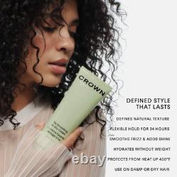 NIB 100% Authentic Crown Affair The Smoothing Air Dry Hair Styling Cream, 6 oz