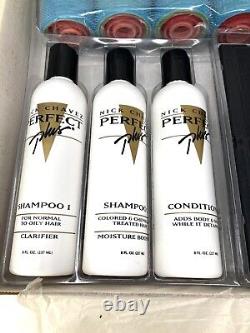 NIB NICK CHAVEZ PERFECT PLUS SYSTEM Hair Care System 32 Piece Lot