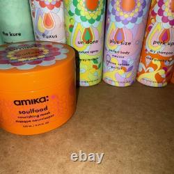 New- Amika Try Me Kit 9 Pieces- Limited Edition Bag Included- FREE SHIPPING