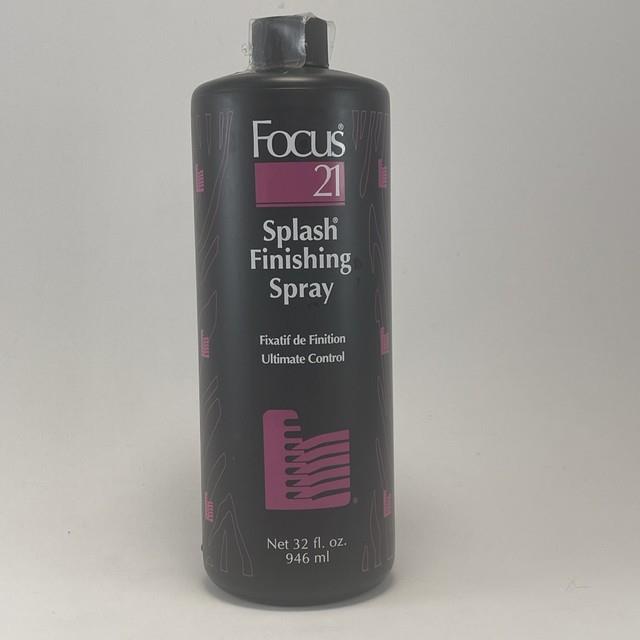 New Focus 21 Splash Ultimate Control Finishing Spray 32 Oz Refill Rare