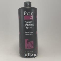 New Focus 21 Splash Ultimate Control Finishing Spray 32 oz Refill RARE
