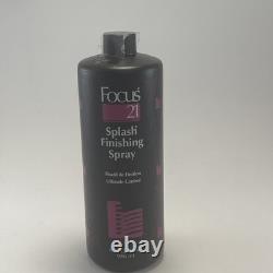 New Focus 21 Splash Ultimate Control Finishing Spray 32 oz Refill RARE