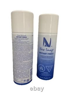 New Image Instant Freeze Ultimate Hold Hairspray LOT OF 2 CANS 6.1 Oz Each