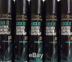 New Lot Of 5 L'oreal Advanced Hairstyle Lock It Weather Control Hair Spray