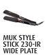 New Muk Style Stick 230-ir Hairstraightener Wide Plate +free Muk Hair Product
