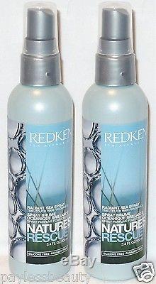 New Pack of 2 Redken Nature's Rescue Radiant Sea Spray 3.4 oz. Each FRESHHHHH