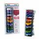 New Wahl Professional Hair Cutting Guides Set 8 Coloured Clipper Combs Blades