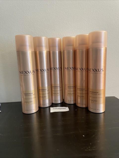Nexxus Maxximum Finishing Mist # 3 Strong Hold, Fluid-fix Complex 10oz X6