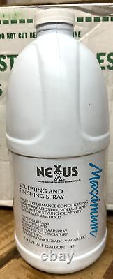 Nexxus Maxximum Sculpting And Finishing Spray 1.9 L / Half Gallon RARE