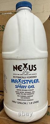 Nexxus Maxxistyler Spray Gel SALON SIZE 1.9 L / HALF GALLON
