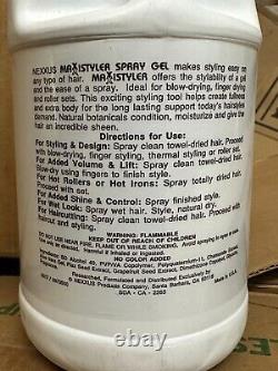 Nexxus Maxxistyler Spray Gel SALON SIZE 1.9 L / HALF GALLON