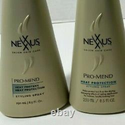 Nexxus Pro Mend Heat Protection Styling Spray DISCONTINUED 4 Bottles 8.5 FL OZ