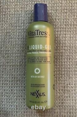 Nexxus VitaTress B5 Liquid Gel Alcohol Free 10.1 oz Fr Made In USA