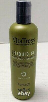 Nexxus VitaTress B5 Liquid Gel Alcohol Free 10.1 oz Free Shipping DISCONTINUED
