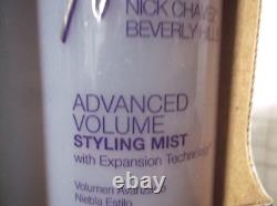 Nick Chavez Advanced Volume Styling Mist, Hairspray, Booster Glaze- New