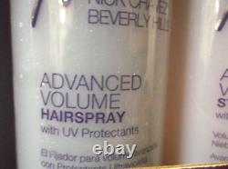 Nick Chavez Advanced Volume Styling Mist, Hairspray, Booster Glaze- New