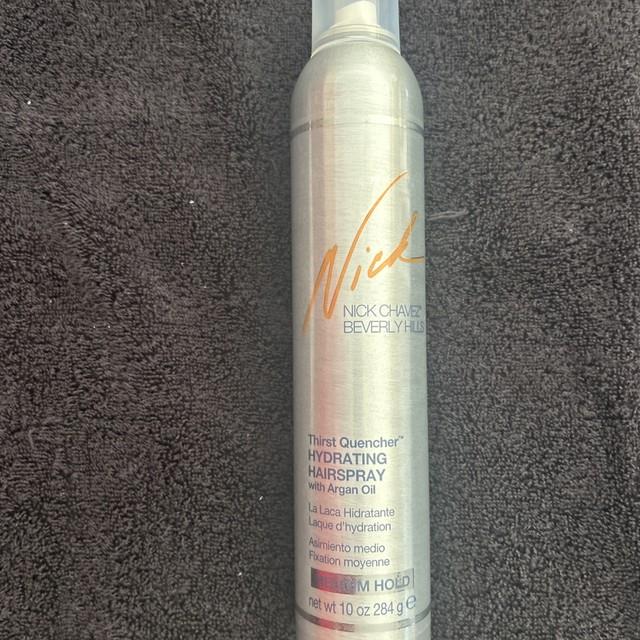 Nick Chavez Beverly Hills Thirst Quencher Hydrating Hairspray Argan Oil 10oz New