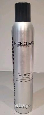 Nick Chavez Plump n Thick Thickening Hairspray with Collagen 10 oz NEW Nick Chavez Plump n Thick Thickening Hairspray with Collagen 10 oz NEW