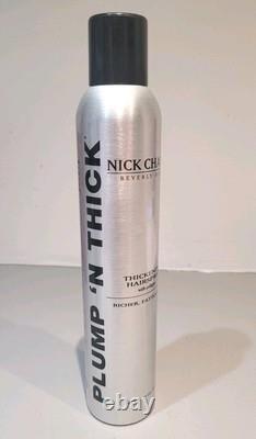Nick Chavez Plump n Thick Thickening Hairspray with Collagen 10 oz NEW Nick Chavez Plump n Thick Thickening Hairspray with Collagen 10 oz NEW