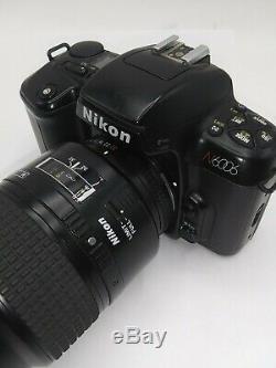 Nikon AF N6006 Camera withNikon AF MICRO NIKKOR 105mm 12.8 lens with carry case