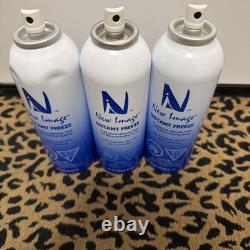 No Lids! 3 New Image INSTANT FREEZE Professional Ultimate Hold Spray 6.1oz Dents