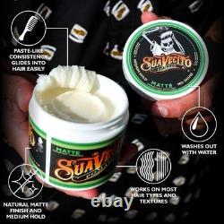 No Shine Hair Pomade 4 oz Water Soluble & Frizz Control for All Hair Types