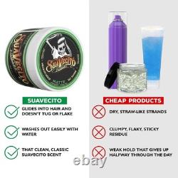 No Shine Hair Pomade 4 oz Water Soluble & Frizz Control for All Hair Types