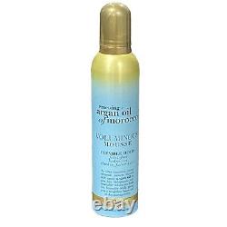 OGX Renewing + Argan Oil Of Morocco Voluminous Mousse Flexible Hold 8oz Lot Of 3