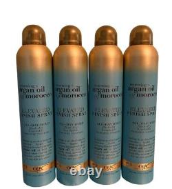 Ogx Renewing + Argan Oil Of Morocco Elevated Finish Spray 8.5 Oz New Pack of 4