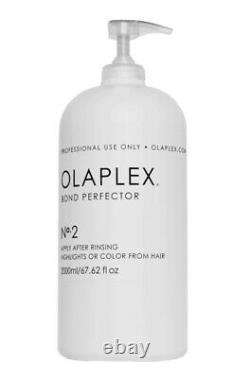 Olaplex No. 2 Bond Perfector 67.6oz. NEW IN BOX FACTORY SEALED! WITH PUMP