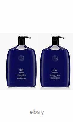Oribe Shampoo for Brilliance & Shine and Conditioner 33.8 oz Set SALON PRODUCT